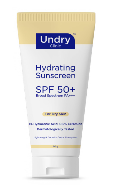 minimalist sunscreen for dry skin – Undry Hydrating SPF