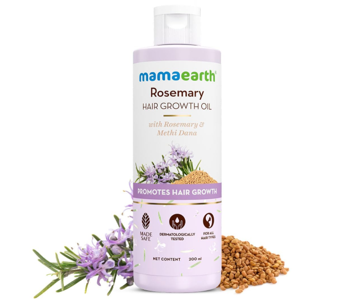hair growth oil – Mamaearth Rosemary & Methi Dana