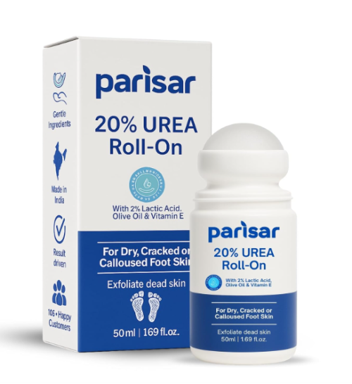 Parisar Pharma Foot Crack Cream Roll-On for Dry & Cracked Feet