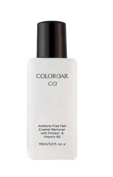 Colorbar nail paint remover acetone-free bottle